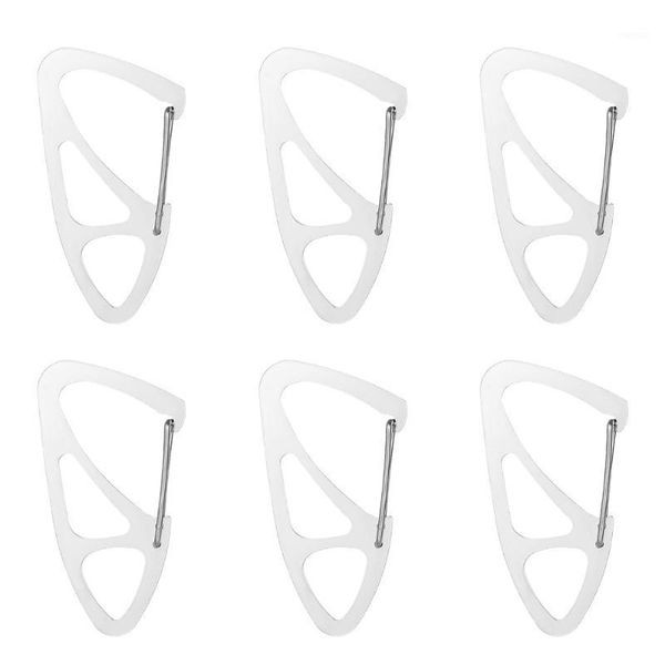 6pcs camping hiking hook climbing button carabiner outdoor sports stainless steel safety buckle keychain mountaineering buckles cords, sling
6pcs camping hiking hook climbing button carabiner outdoor sports stainless steel safety buckle keychain mountaineering buckles cords, sling