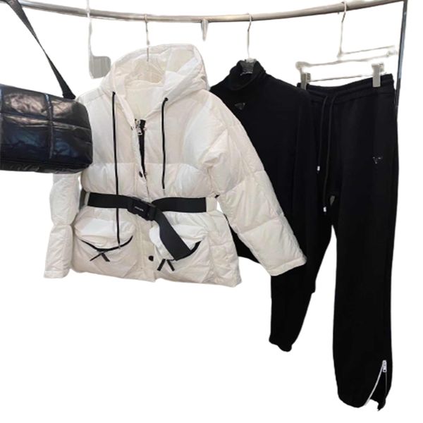 women's down jacket with belt parkas designer pants fashion winter warm coat pant slim fit casual parker size s-l, Black
women's down jacket with belt parkas designer pants fashion winter warm coat pant slim fit casual parker size s-l, Black