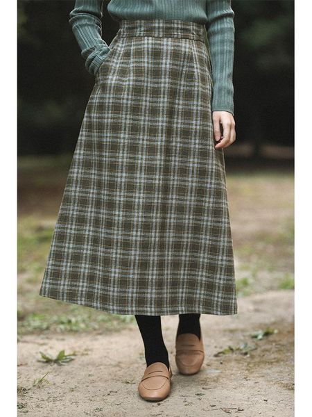 skirts cynthia chinese-style female skirt plaid a-line vintage wool bust elegant ladies women autumn spring, Black
skirts cynthia chinese-style female skirt plaid a-line vintage wool bust elegant ladies women autumn spring, Black