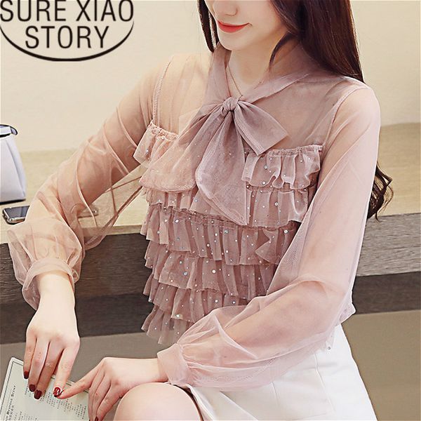 blusas mujer de moda ladies korean clothes womens and blouses bow stand puff sleeve solid white shirt 2625 50 210415
blusas mujer de moda ladies korean clothes womens and blouses bow stand puff sleeve solid white shirt 2625 50 210415