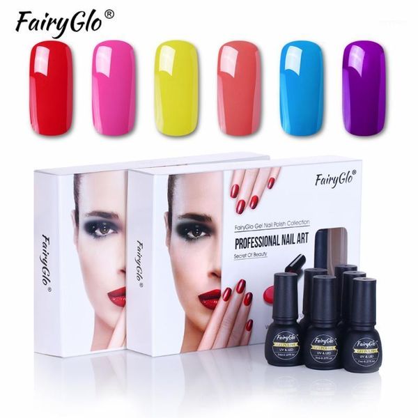 fairyglo 6pcs nail set 7ml pure color gel varnish uv polish primer manicure soak off gelpolish gift with box art1, Red;pink
fairyglo 6pcs nail set 7ml pure color gel varnish uv polish primer manicure soak off gelpolish gift with box art1, Red;pink