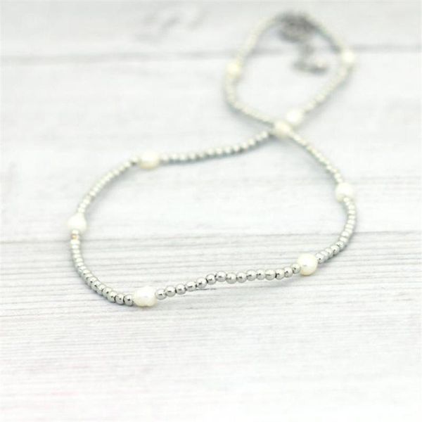 chains in 2021 beads handmade round bead necklace pearl bohemian european and american fashion women accessories, Silver
chains in 2021 beads handmade round bead necklace pearl bohemian european and american fashion women accessories, Silver