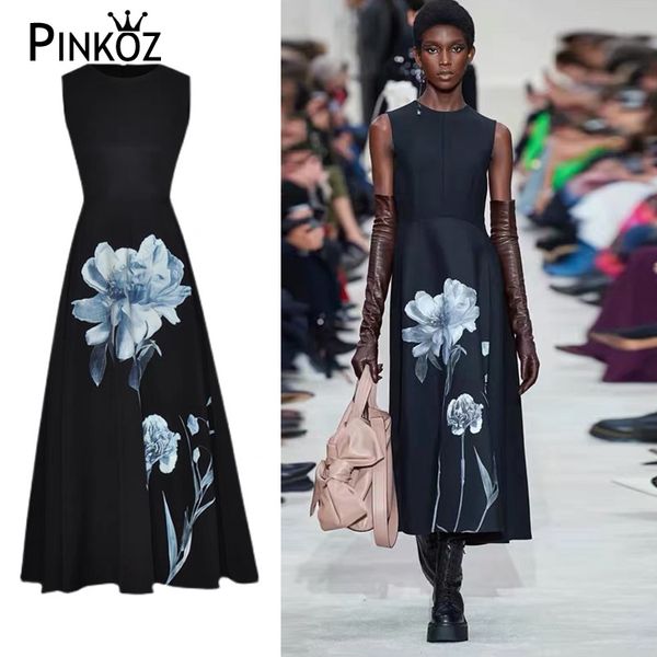 runway designer celebrity style summer chic black flower printed a-line sleeveless party dinner dresses robe vestidos 210421, Black;gray
runway designer celebrity style summer chic black flower printed a-line sleeveless party dinner dresses robe vestidos 210421, Black;gray