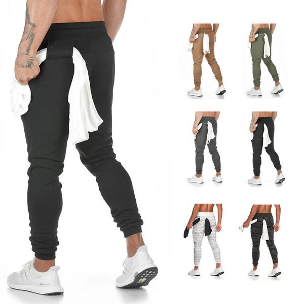 men's brand men pants fitness casual elastic bodybuilding clothing camouflage sweatpants joggers, Black
men's brand men pants fitness casual elastic bodybuilding clothing camouflage sweatpants joggers, Black