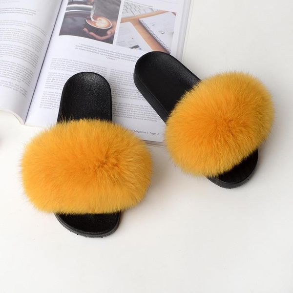 women's fluffy raccoon fur slippers ladies real slides for woman cute furry sandals indoor girls plush flat shoe, Black
women's fluffy raccoon fur slippers ladies real slides for woman cute furry sandals indoor girls plush flat shoe, Black