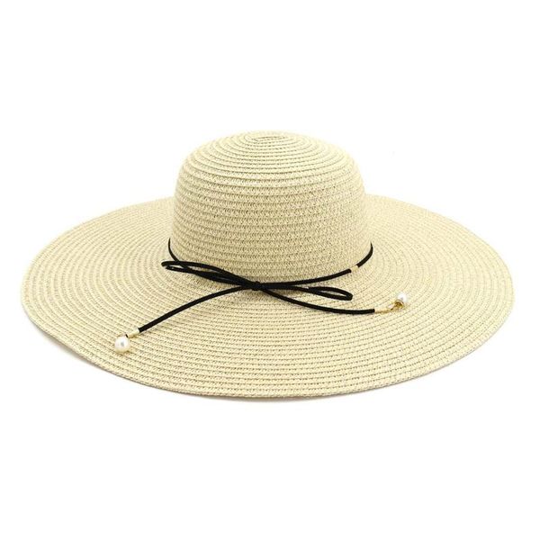 wide brim hats sun hat for women summer style simple personality elegant jazz seaside travel tourism sunshade hz98, Blue;gray
wide brim hats sun hat for women summer style simple personality elegant jazz seaside travel tourism sunshade hz98, Blue;gray