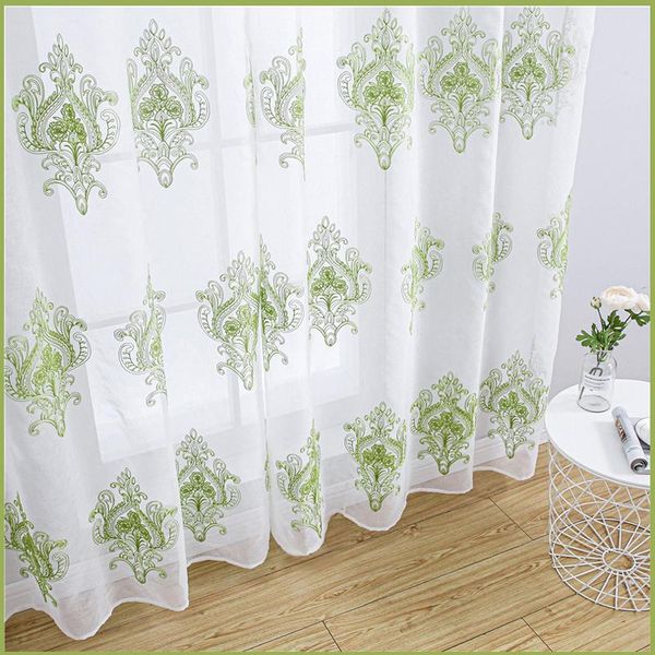 curtain & drapes green embroidery sheer curtains window luxury tulle for living room bedroom kitchen european style voile
curtain & drapes green embroidery sheer curtains window luxury tulle for living room bedroom kitchen european style voile