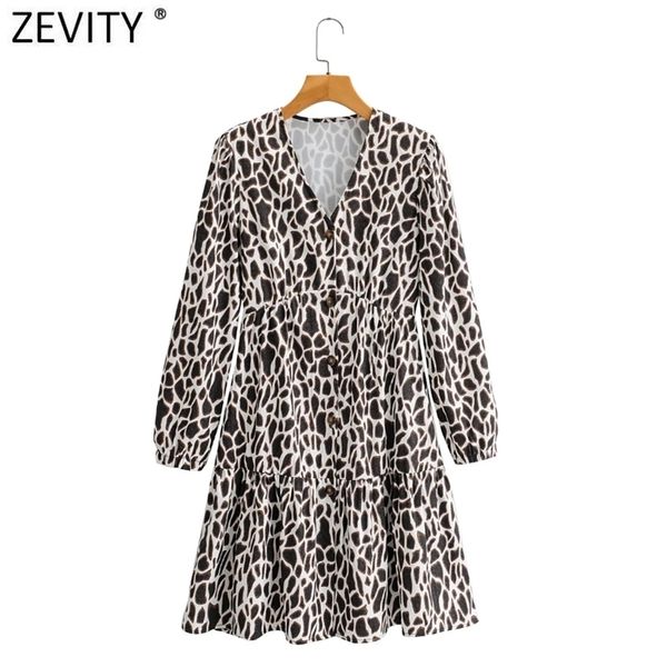 women vintage v neck animal skin print pleats mini dress femme puff sleeve breasted casual chic ruffle vestido ds4677 210420, Black;gray
women vintage v neck animal skin print pleats mini dress femme puff sleeve breasted casual chic ruffle vestido ds4677 210420, Black;gray