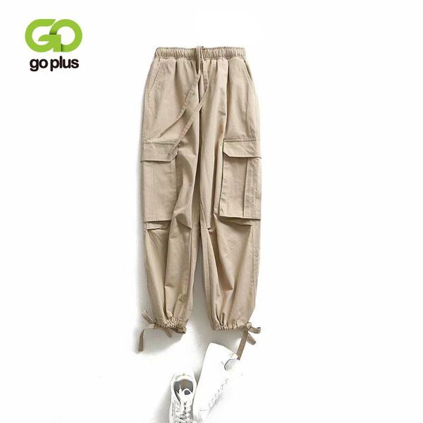women's pants & capris goplus 2021 boyfriend style loose fit casual cargo femme big pocket wide leg pantalon women trousers c69, Black;white
women's pants & capris goplus 2021 boyfriend style loose fit casual cargo femme big pocket wide leg pantalon women trousers c69, Black;white