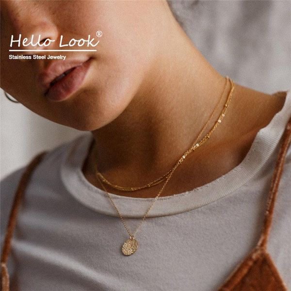 pendant necklaces hellolook 3pcs necklace set for women stainless steel choker beads collar neck chain layered jewelry gift, Silver
pendant necklaces hellolook 3pcs necklace set for women stainless steel choker beads collar neck chain layered jewelry gift, Silver