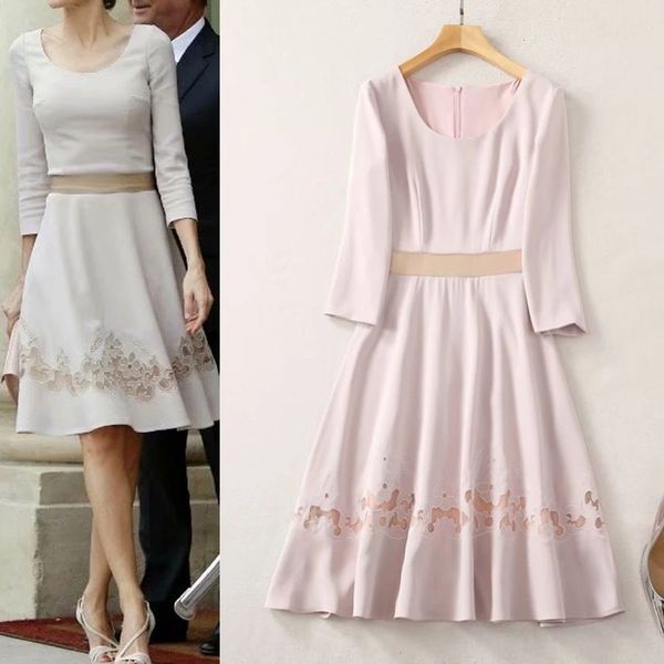 runway dresses european and american spring catwalk style dress heavy industry embroidery big swing long sleeves clks, Black
runway dresses european and american spring catwalk style dress heavy industry embroidery big swing long sleeves clks, Black