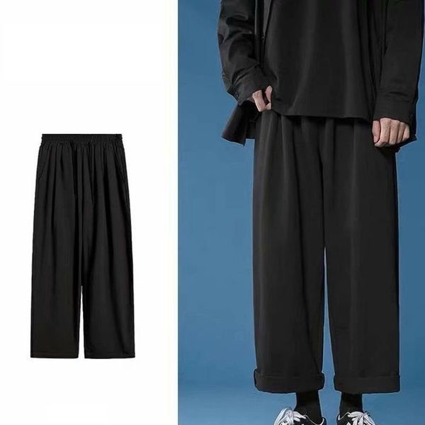 men's pants quick dry mens long summer fashion loose straight stretch lace up breathable elastic waist casual male streetwear trousers, Black
men's pants quick dry mens long summer fashion loose straight stretch lace up breathable elastic waist casual male streetwear trousers, Black