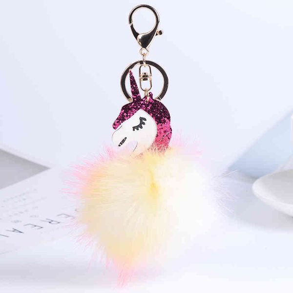 rainbow color hair ball unicorn fluffy imitation fox fur chain ladies backpack car pendant key ring gift, Silver
rainbow color hair ball unicorn fluffy imitation fox fur chain ladies backpack car pendant key ring gift, Silver