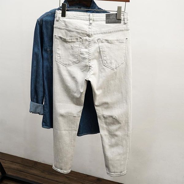 spring jeans men slim fashion washed solid color casual denim pants man streetwear hip hop cowboy trousers male clothes men's z4ic, Blue
spring jeans men slim fashion washed solid color casual denim pants man streetwear hip hop cowboy trousers male clothes men's z4ic, Blue