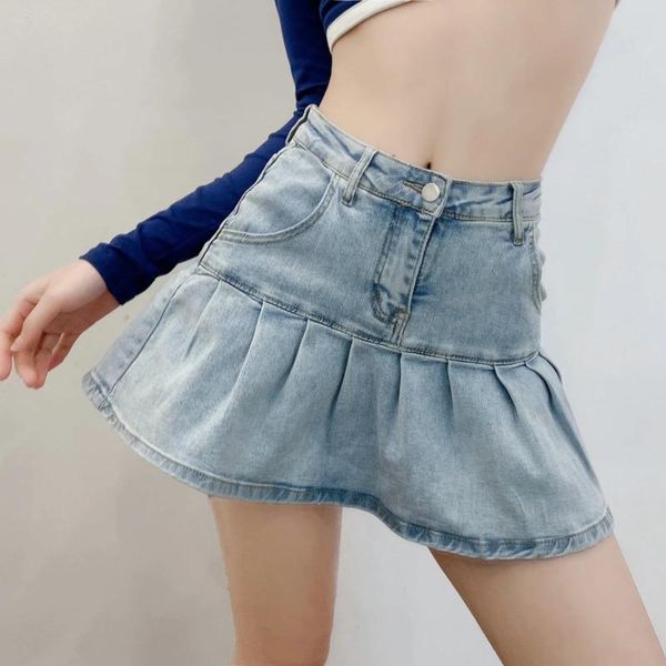 skirts tvvovvvin high waist denim pleated skirt for women's 2021 summer sweet small fresh female spliced mini 504f, Black
skirts tvvovvvin high waist denim pleated skirt for women's 2021 summer sweet small fresh female spliced mini 504f, Black