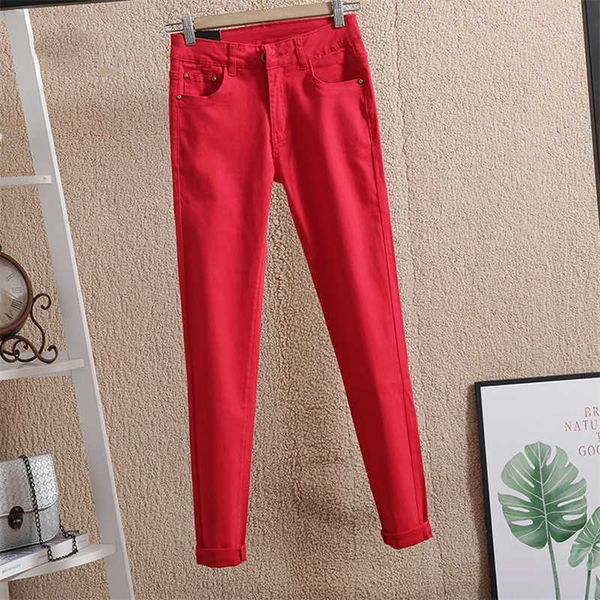 women pencil jeans pants spring candy colored mid waist zipper slim fit skinny full length female trousers fashion 25-34 210927, Blue
women pencil jeans pants spring candy colored mid waist zipper slim fit skinny full length female trousers fashion 25-34 210927, Blue