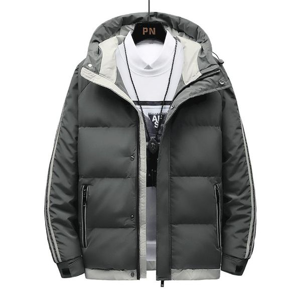 men's jackets winter warm jacket fashion simple hooded color combination thick cotton liner size m-4xl men chaqueta de hombre, Black;brown
men's jackets winter warm jacket fashion simple hooded color combination thick cotton liner size m-4xl men chaqueta de hombre, Black;brown
