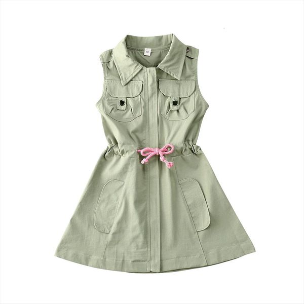 summer solid 1 7y kid girl dress baby girls coat jacket green sleeveless zipper sundress, Red;yellow
summer solid 1 7y kid girl dress baby girls coat jacket green sleeveless zipper sundress, Red;yellow
