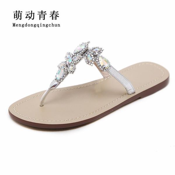 slippers plus 35-47 women gladiator rhinestones crystal flat heel beach sandals flip flops mujer, Black
slippers plus 35-47 women gladiator rhinestones crystal flat heel beach sandals flip flops mujer, Black