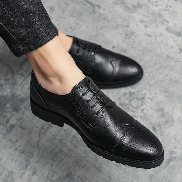 dress shoes plus size38-47 chaussure home oxford men's overall cut fashion casual pointed formal business wedding zapatos hombre, Black
dress shoes plus size38-47 chaussure home oxford men's overall cut fashion casual pointed formal business wedding zapatos hombre, Black