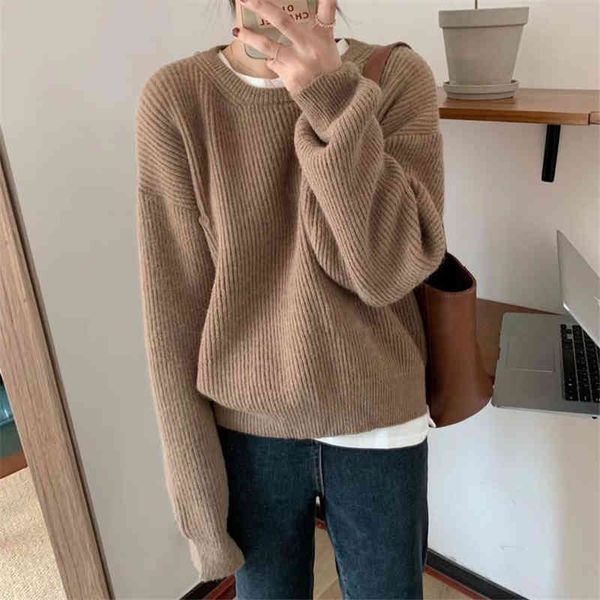 women's sweaters suéter casual com gola o feminino, pulôver de malha solto manga longa irmã fara, outono e inverno dss5, White;black
women's sweaters suéter casual com gola o feminino, pulôver de malha solto manga longa irmã fara, outono e inverno dss5, White;black