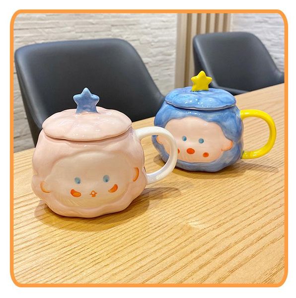 mugs girls mug cute cartoon coffee cup hand-drawn ceramic tumbler with lid underglaze colour water bottle for school office home
mugs girls mug cute cartoon coffee cup hand-drawn ceramic tumbler with lid underglaze colour water bottle for school office home