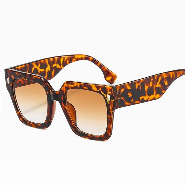 sunglasses 2022 leopard oversize women vintage square sun glasses men classic gradient goggles oculos uv protection, White;black
sunglasses 2022 leopard oversize women vintage square sun glasses men classic gradient goggles oculos uv protection, White;black