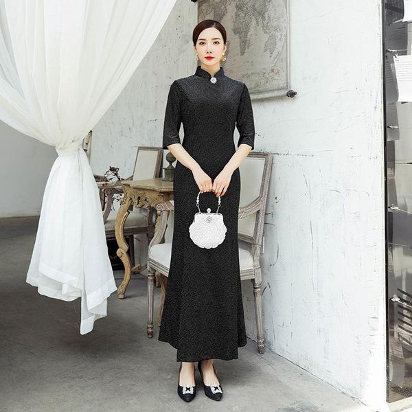 ethnic clothing lady long velour black chinese traditional dress plus size 3xl vintage button qipao elegant evenning party vestidos gow, Red
ethnic clothing lady long velour black chinese traditional dress plus size 3xl vintage button qipao elegant evenning party vestidos gow, Red
