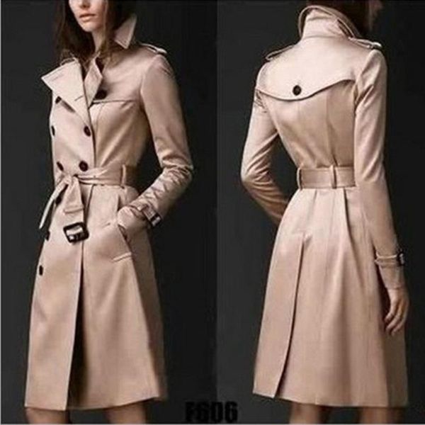women's trench coats ladies pockets sashes overcoats coat autumn women double-breasted belted winter causal, Tan;black
women's trench coats ladies pockets sashes overcoats coat autumn women double-breasted belted winter causal, Tan;black
