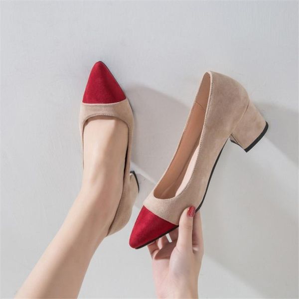 dress shoes pxelena plus size 34-43 chunky block med heels women slip on flock faux suede pointy toe ol lady pumps mixed color spring, Black
dress shoes pxelena plus size 34-43 chunky block med heels women slip on flock faux suede pointy toe ol lady pumps mixed color spring, Black
