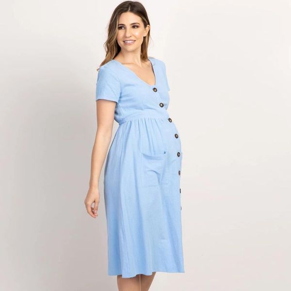 maternity dresses fashion cute clothes dress woman pregnant summer loose pocket casual long pregnancy clothing plus size party, White
maternity dresses fashion cute clothes dress woman pregnant summer loose pocket casual long pregnancy clothing plus size party, White