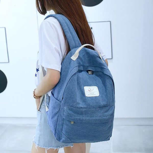 women denim schoolbag waterproof large blue backpacks for teenagers girls big capacity mochila bookbags university students school bags
women denim schoolbag waterproof large blue backpacks for teenagers girls big capacity mochila bookbags university students school bags