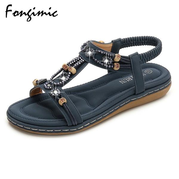 bech sandals summer women flat shoes casual bohemia beaded rhinestone lady girl, Black
bech sandals summer women flat shoes casual bohemia beaded rhinestone lady girl, Black
