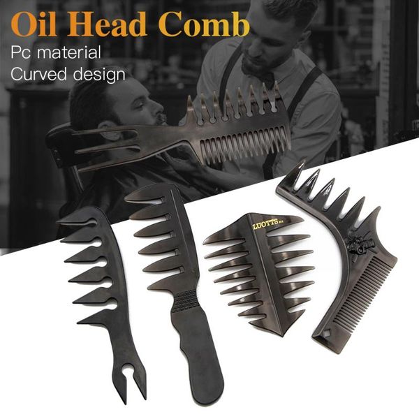 hair brushes professional barber oil comb anti-static men hairdressing head curved haircut hairstyling tools for hairdresser, Silver
hair brushes professional barber oil comb anti-static men hairdressing head curved haircut hairstyling tools for hairdresser, Silver