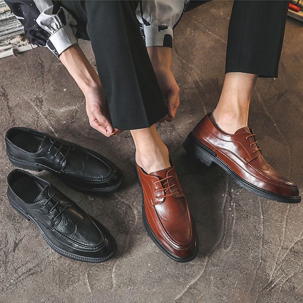 men's busins casual sho korean fashion pointed british formal groom's wedding men's m30-j, Black
men's busins casual sho korean fashion pointed british formal groom's wedding men's m30-j, Black