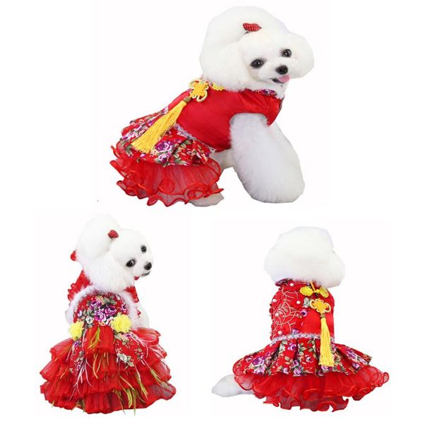 dog apparel pet dress chinese traditional tang costumes parties wedding clothing for year christmas small teddy yorkshir chihuahua
dog apparel pet dress chinese traditional tang costumes parties wedding clothing for year christmas small teddy yorkshir chihuahua