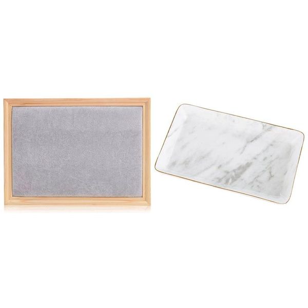 jewelry pouches, bags 1 pcs marble ceramic tray ring necklace storage box & solid wood earring board stand, Pink;blue
jewelry pouches, bags 1 pcs marble ceramic tray ring necklace storage box & solid wood earring board stand, Pink;blue