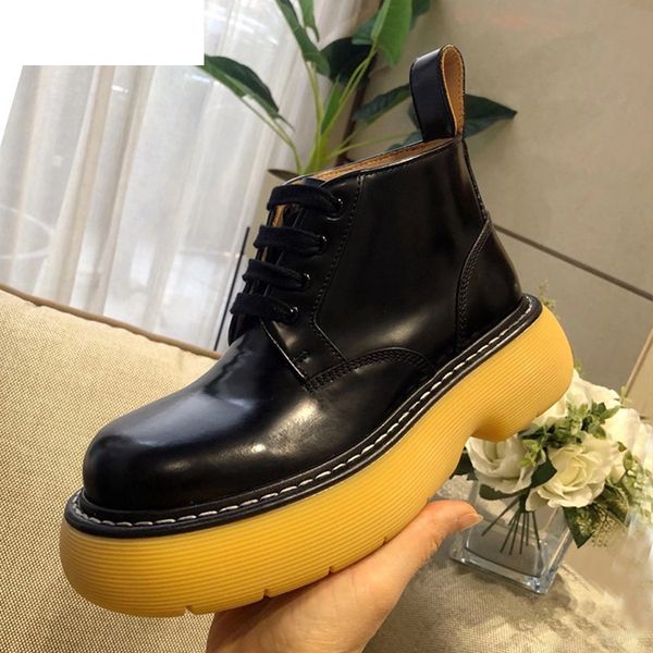 boots runway thick sole high martin women round toe real leather lace up flat platform shoes autumn leisure ankle botas z7fn, Black
boots runway thick sole high martin women round toe real leather lace up flat platform shoes autumn leisure ankle botas z7fn, Black