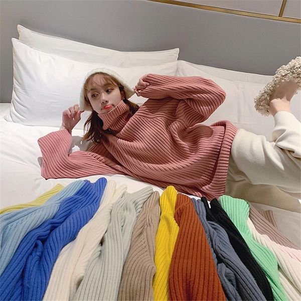 winter arrivals solid striped turtleneck loose sweater for ladies sleeve female outwear fashion chic women outfit women's sweaters, White;black
winter arrivals solid striped turtleneck loose sweater for ladies sleeve female outwear fashion chic women outfit women's sweaters, White;black