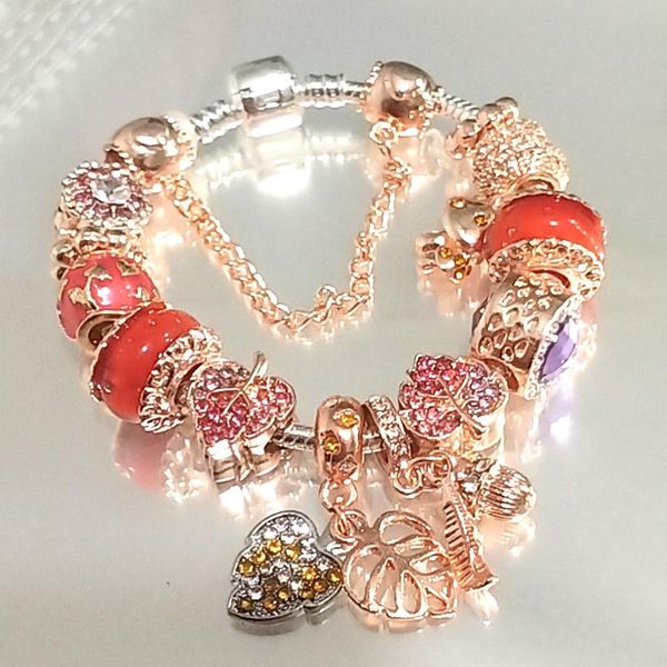 charm bracelets 2021 charn bracelet women's shiny crystal beads with silver plated snake bone chain brand gifts, Golden;silver
charm bracelets 2021 charn bracelet women's shiny crystal beads with silver plated snake bone chain brand gifts, Golden;silver