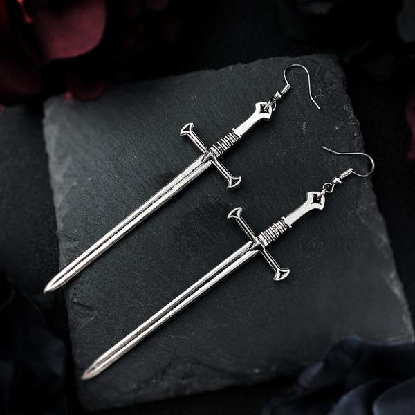 dangle & chandelier vamgoth1537 gothic sword long earrings for women unusual drop earring silver color vintage women's hoop earings 202
dangle & chandelier vamgoth1537 gothic sword long earrings for women unusual drop earring silver color vintage women's hoop earings 202