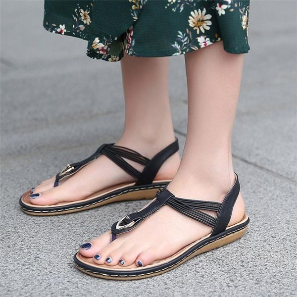 women bohemian flat sandals summer casual shoes soft bottom beach solid comfortable ethnic style 25, Black
women bohemian flat sandals summer casual shoes soft bottom beach solid comfortable ethnic style 25, Black