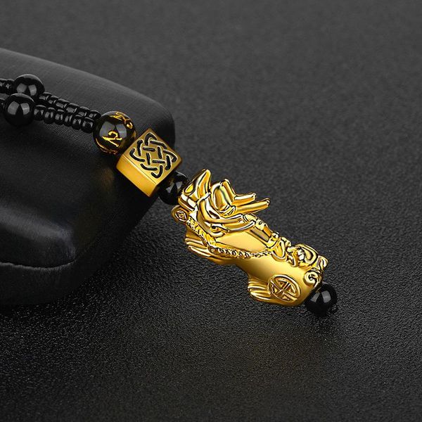 pendant necklaces vietnam shajin pixiu male lucky imitated yellow gold obsidian necklace six-character mantra amulet lanyard charm, Silver
pendant necklaces vietnam shajin pixiu male lucky imitated yellow gold obsidian necklace six-character mantra amulet lanyard charm, Silver