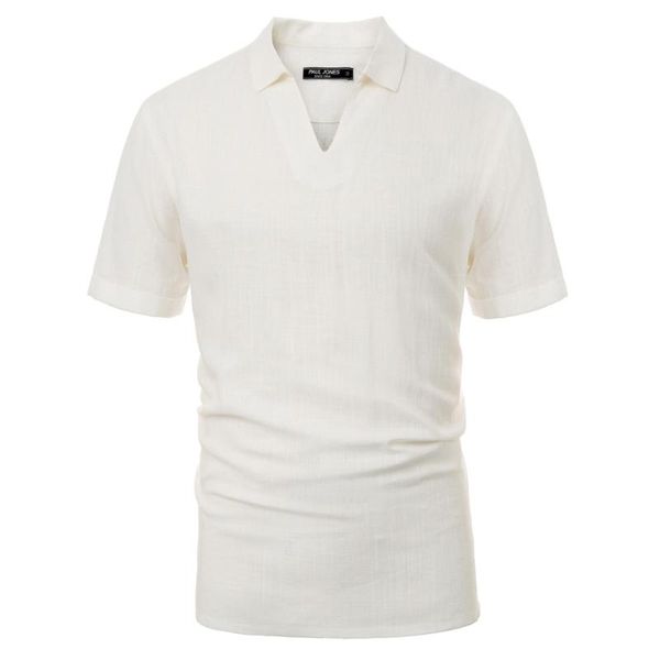 men's casual shirts breathable shirt short sleeve v-neck loose fit fashion summer blouse male solid color linen men clothing top, White;black
men's casual shirts breathable shirt short sleeve v-neck loose fit fashion summer blouse male solid color linen men clothing top, White;black