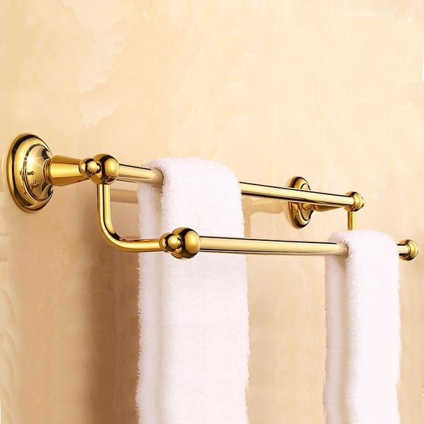 towel racks retail - luxury brass bar, double holder, gold color bathroom rock, l15935
towel racks retail - luxury brass bar, double holder, gold color bathroom rock, l15935