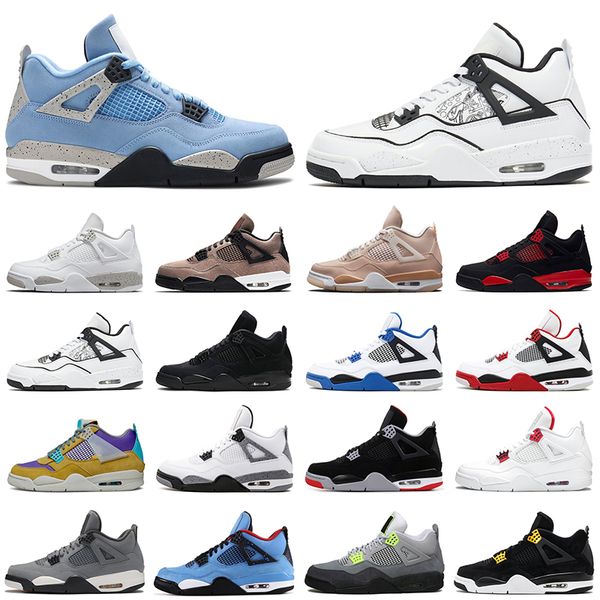 4 4s men basketball shoes university blue white oreo taupe haze black cat diy shimmer wings womens mens trainers sports sneakers size 36-47
4 4s men basketball shoes university blue white oreo taupe haze black cat diy shimmer wings womens mens trainers sports sneakers size 36-47