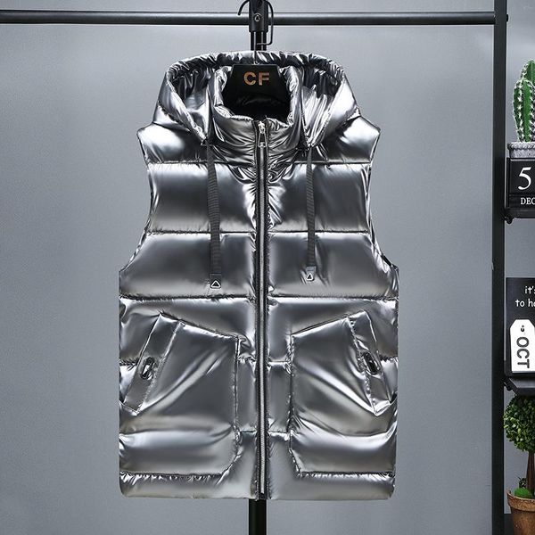 men's vests legible 2021 sleeveless jacket autumn winter warm waistcoat man casual solid vest men, Black;white
men's vests legible 2021 sleeveless jacket autumn winter warm waistcoat man casual solid vest men, Black;white
