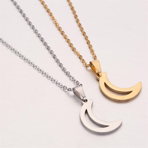 chains 2 color delicate beauty brief chians necklaces hollow out moon materials is stainless steel 316 no easy fade anti-allergy, Silver
chains 2 color delicate beauty brief chians necklaces hollow out moon materials is stainless steel 316 no easy fade anti-allergy, Silver