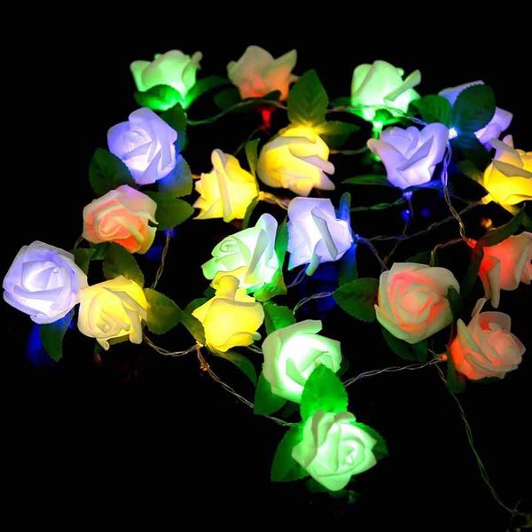 strings 20leds rose flower led fairy string lights battery powered wedding valentine's day party garland decor christmas for home
strings 20leds rose flower led fairy string lights battery powered wedding valentine's day party garland decor christmas for home