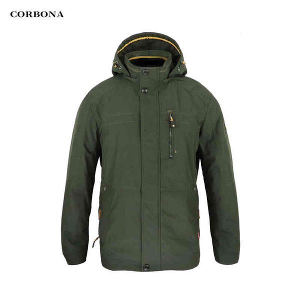 corbona 2021 new style autumn mens et windproof outdoor detachable hat 100% cotton lining high collar busins casual coat, Black
corbona 2021 new style autumn mens et windproof outdoor detachable hat 100% cotton lining high collar busins casual coat, Black